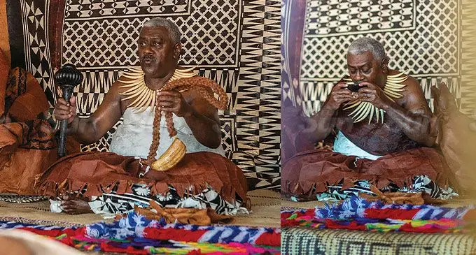 The Taukei Nabukebuke, na Turaga na Tui Levuka, Ratu Etonio Seru Rokotuinaceva. PHOTO: Leon Lord