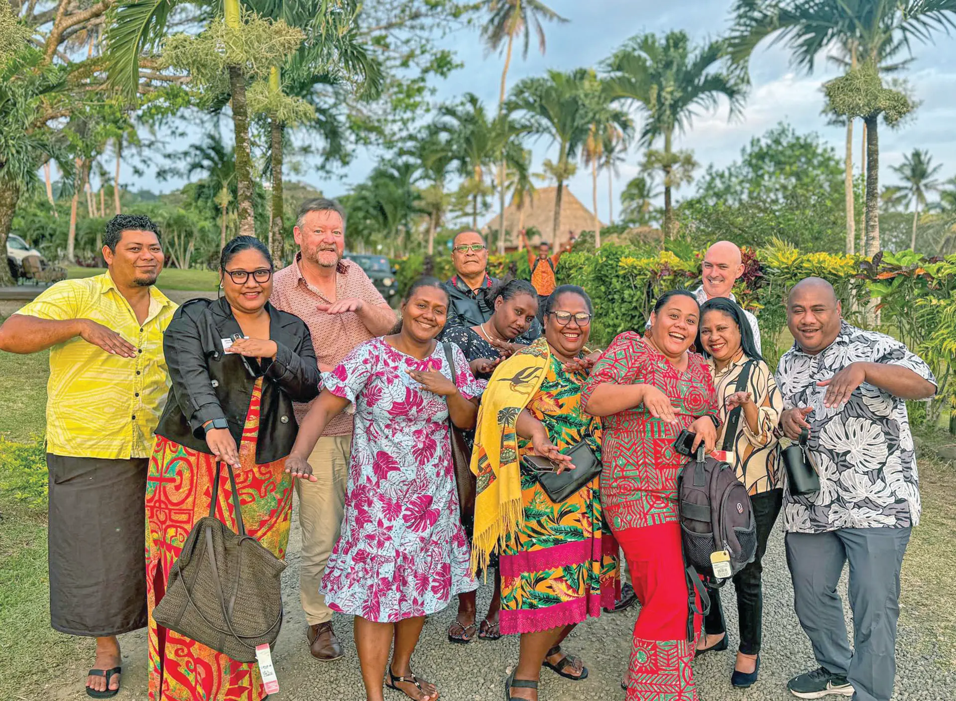 Media professionals and participants at the welcoming cocktail and dinner during the PINA summit in Savusavu on September 22, 2026.