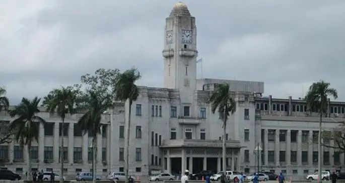 Government buildings, Suva.