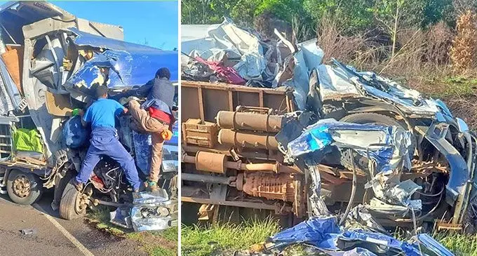 The accident site at Nasarawaqa, Bua on October 9, 2024.