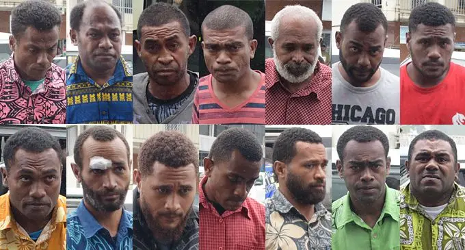 L-R (Top): Apososa Tacaqe, Joseva Dovutuisau, Tome Sikau, Peniasi Caginiwaqaiabu, Abel Williams, Livai Siga, Josevata Yaqona L-R (Bottom): Josaia Yalovigau, Sekove Naititiko, Samisoni Ralulu, Joeli Rabuka, Penioni Drikibau, Mate Yasa, Pita Gauna PHOTO: Ronald Kumar