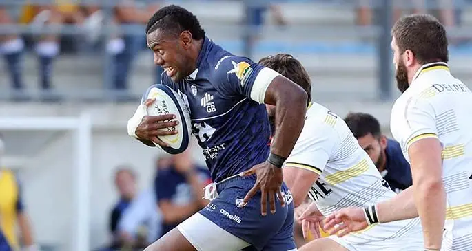 Former Fijian 7s and France-based winger, Josua Vici. Photo: Icon Sport