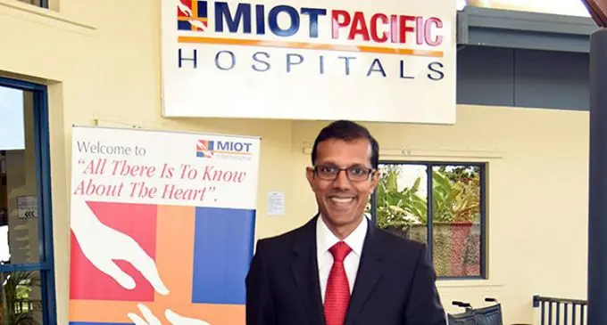 Madras Institute of Orthopaedics and Traumatology International Hospital India (MIOT India) Managing Director Dr Prithvi Mohandas 