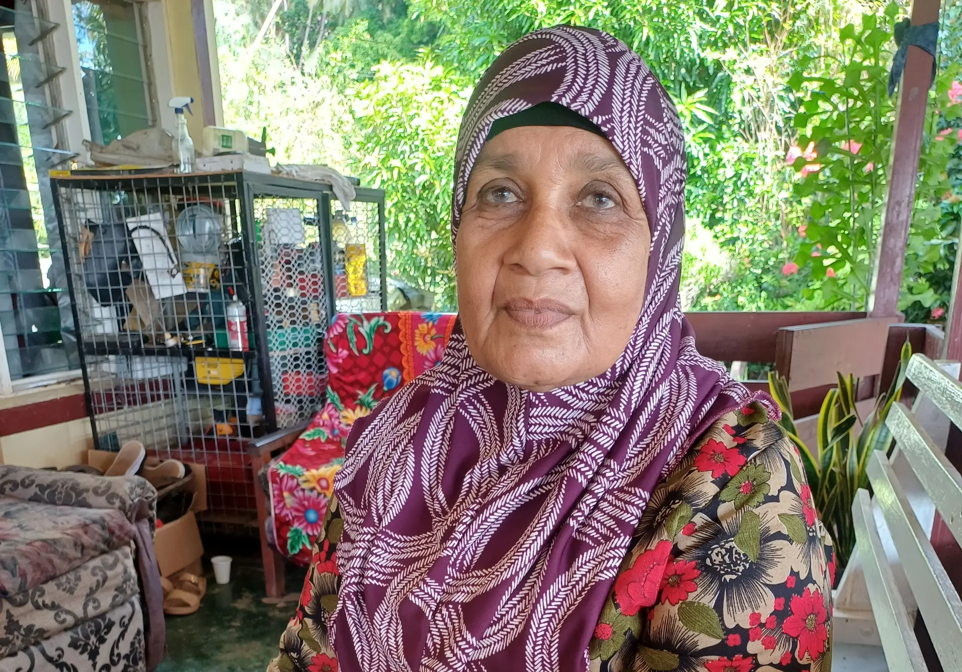 Sugarcane farmer Jamila Bi.
