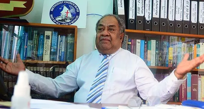 Methodist Church in Fiji and Rotuma president Reverend Epineri Vakadewavosa. Photo: Ronald Kumar
