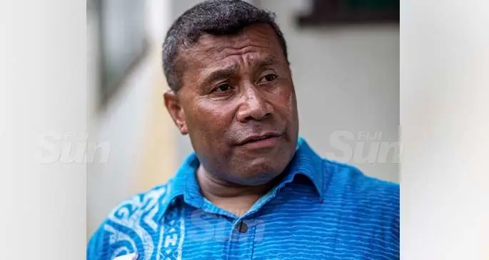 Sevens great Waisele Serevi was a guest speaking to children at Suva Methodist Primary School on 16th April 2021. Photo: Leon Lord