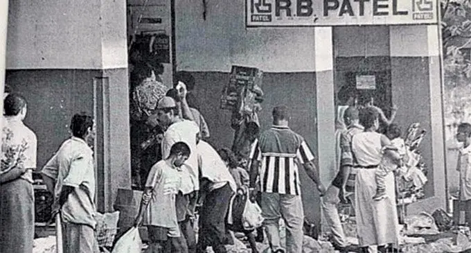 Shops in Suva were looted and torched by citizens during the coup by George Speight and his group on May 19, 2000.