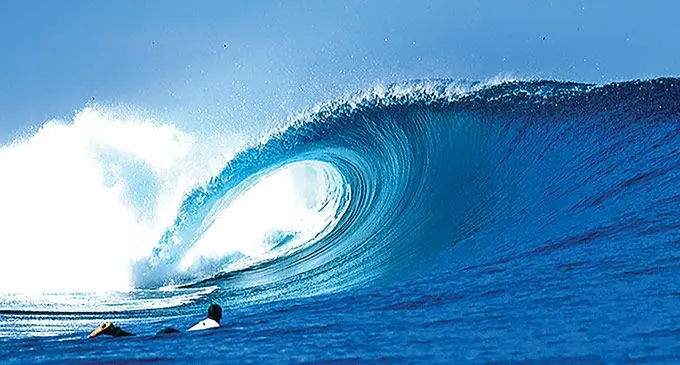 Cloudbreak at Tavarua Island in the Mamanuca group, is every surfers ultimate destination in the West.