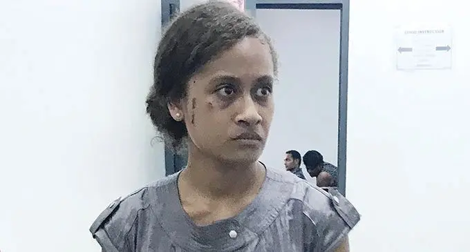 Theresa Senilagakali  appears in court. Photo: Waisea Nasokia