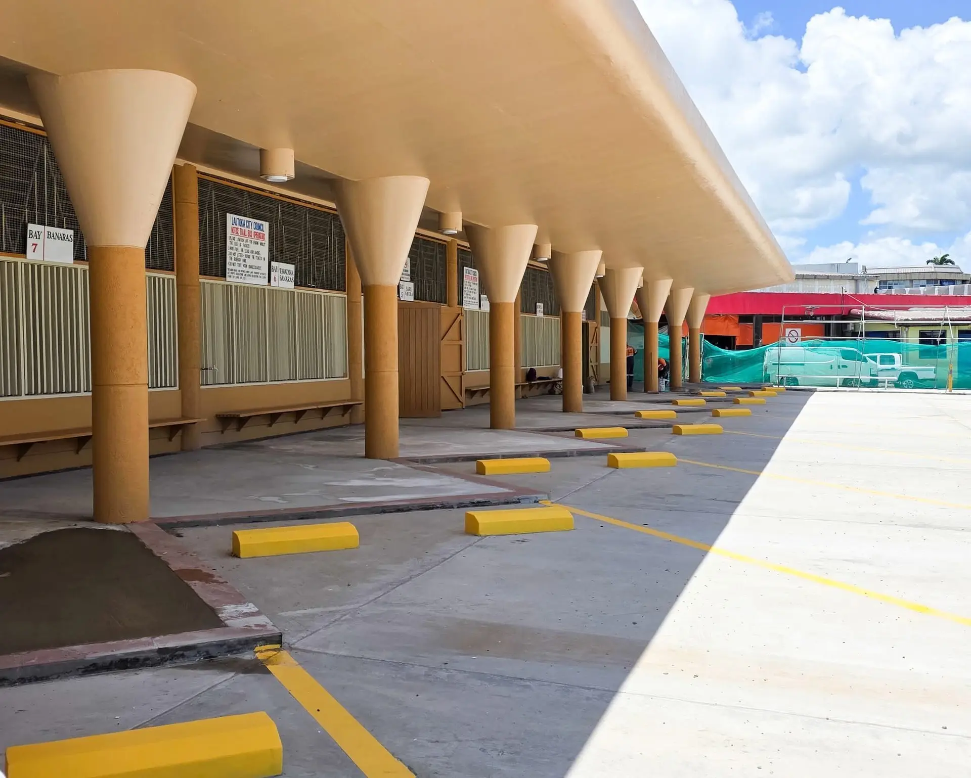 The new renovated Lautoka Bus Station. 