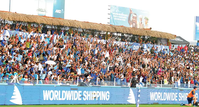 Part of the 15, 102 fans that were at the ANZ Stadium, Suva, on April 30 to watch the Swire Shipping Fijian Drua take on the Highlanders. They are expecting a sell-out crowd at Churchill Park, Lautoka, this weekend. Photo: Ronald Kumar