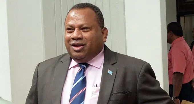 Minister for Rural and Maritime Development Inia Seruiratu 