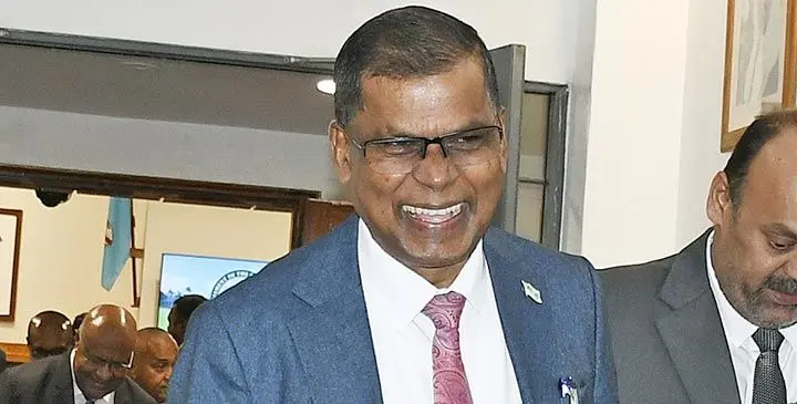 Minister for Finance Biman Prasad.