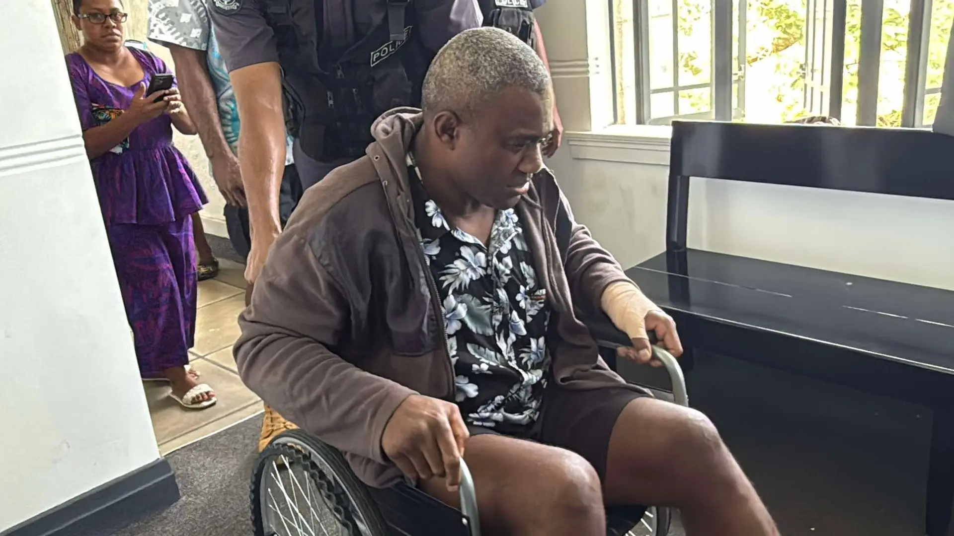 Murder accused, Epeli Laqeni outside the High Court in Suva on November 7, 2025.