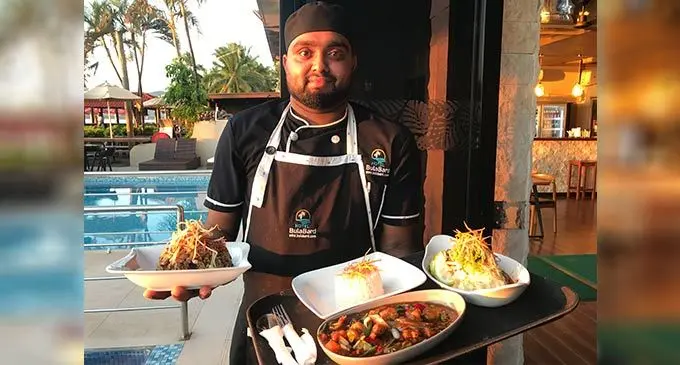 Chef de partie at the Hotel Bula Bard, Mohammed Sofiyan. Photo: Waisea Nasokia