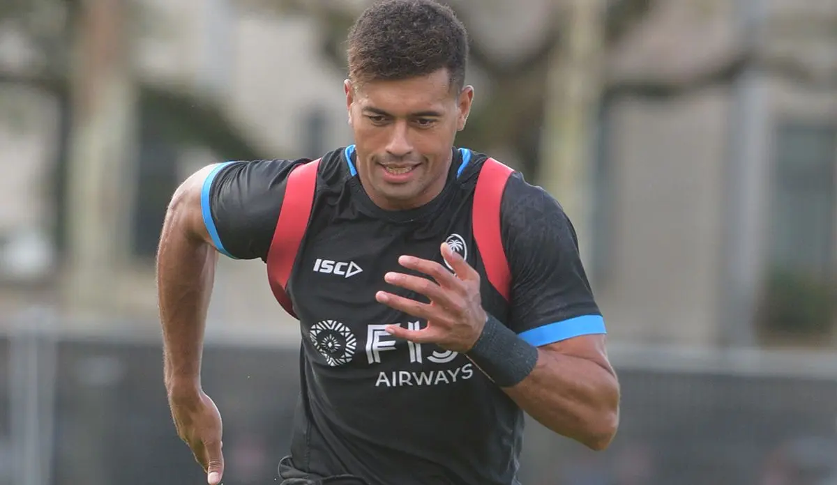 Fiji Airways Flying Fijian rep, Ben Volavola during training at Albert Park on August 6, 2019. Photo: Ronald Kumar.