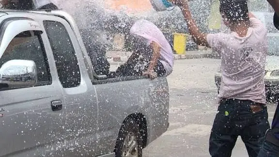 Throwing water at moving vehicles is Illegal says LTA