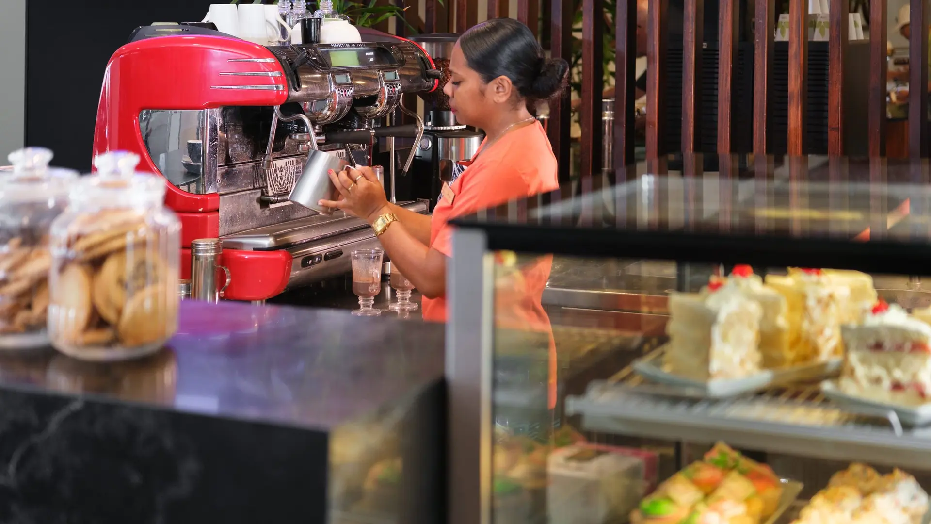 100 percent of Friday coffee sales were donated to the charitable cause