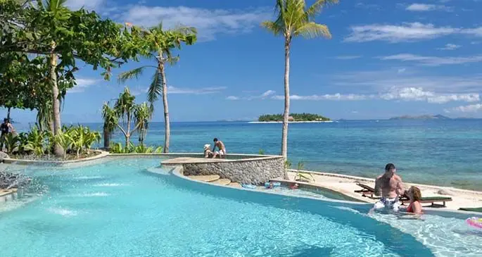 Nakelo Treasure Island and Spa Fiji Resort, located off the coast of Lautoka. Photo: Charles Chambers