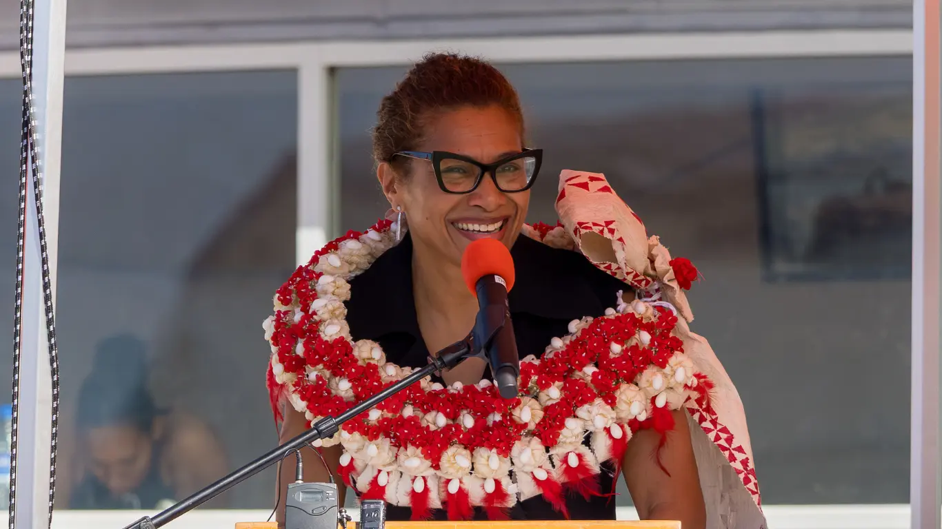 Minister for Information, Environment and Climate Change Lynda Tabuya.