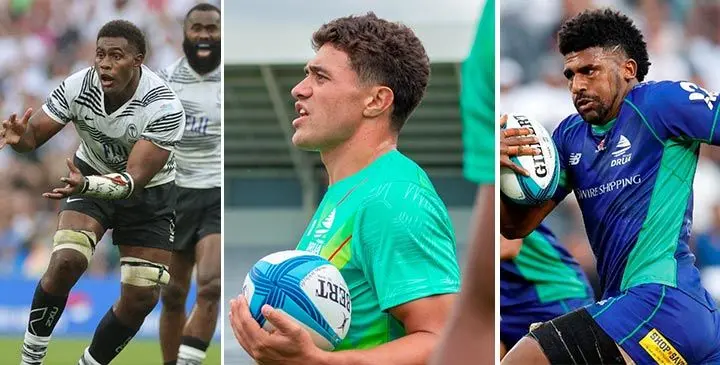 From left: Viliame ‘Bill’ Mata, Caleb Muntz and Kalaveti Ravouvou.