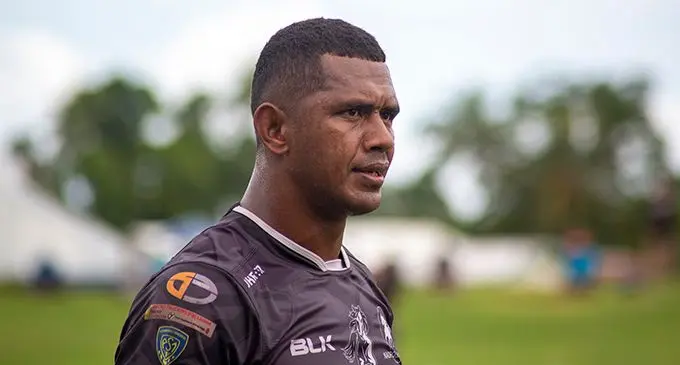 Flying Fijians squad member, Manueli Ratuniyarawa, played for BLK Stallions during the Super 7s Series at Lawaqa Park, Sigatoka, on January 23, 2021. Photo: Leon Lord