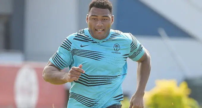 Raikabula Momoedonu during a training session with the Fijian Warriors in Suva on August 23, 2022. Photo: Ronald Kumar