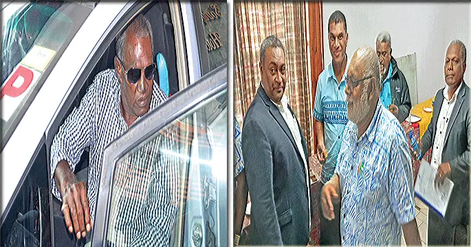 SODELPA President Ratu Manoa Rarogaca arriving to the management board meeting in Suva on February 23, 2024. Photo: Ronald Kumar