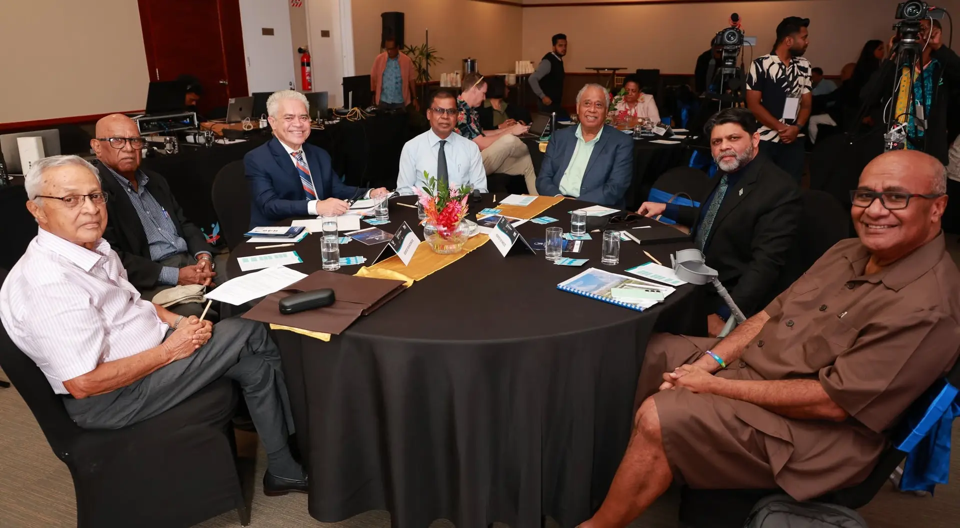 Current and former Members of Parliament at the Fijian State of the Economy Dialogue at the Grand Pacific Hotel in Suva. Photo: Dialouge Fiji