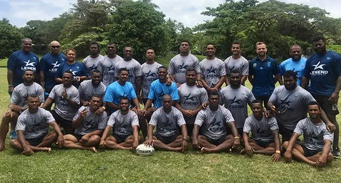 The Kaiviti Silktails team at Bidesi Park in Suva. Photo: Ronald Kumar 