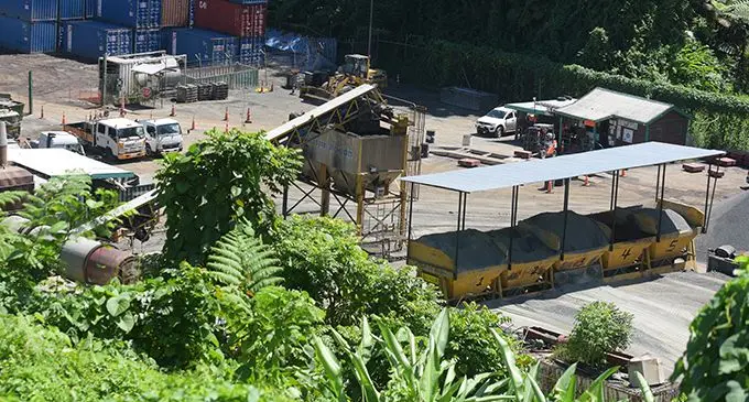 Fulton Hogan Hiways yard in Reservoir Road in Suva. Photo: Ronald Kumar