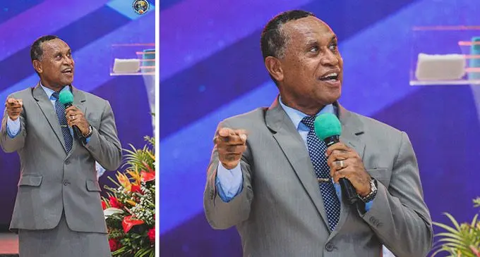 Faith Harvest Church Senior Pastor  Reverend Manasa Kolivuso.