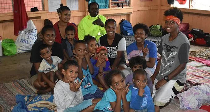 Evacuees at Sangam Primary School in Labasa.  Photo: Shratika Naidu