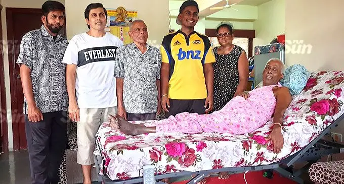 From left: Sher Ahmad, Saheer Mohammed, Sher Mohammed, Suhail Ahmad, Karun Devi and Surendra Kumar (on bed). Photo: Waisea Nasokia