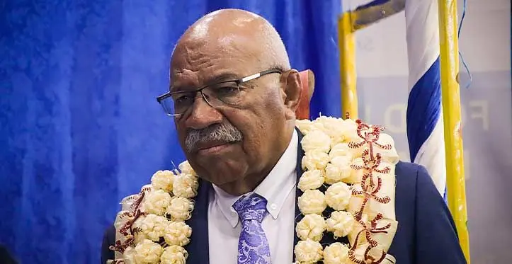 Prime Minister Sitiveni Rabuka at the Agriculture Show in Suva on October 25, 2023. Photo: Asenaca Ratu