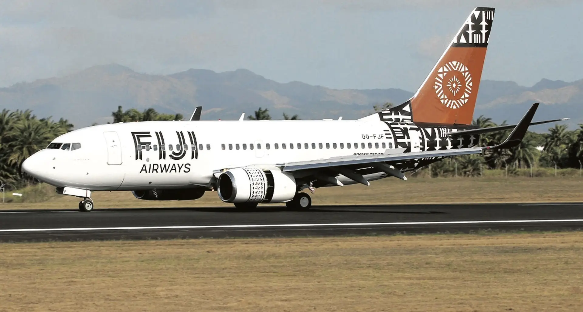 The Fiji Airways Boeing 737-700. The rest of the Airline’s Boeing 737 fleet are bigger 800 series jets.