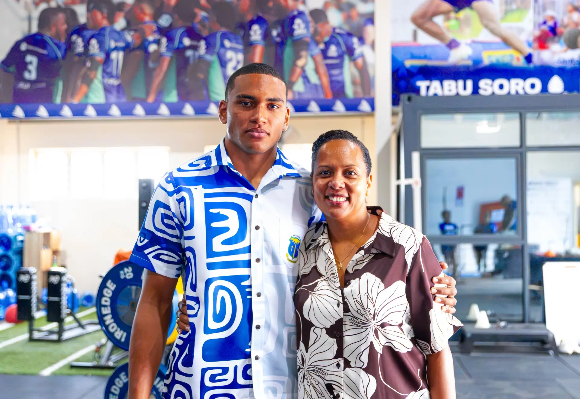 Alfred with mum Seini Cornish in Nadi.