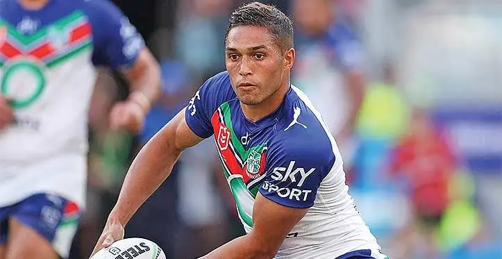 Te Maire Martin joined the Warriors this season after returning to the NRL with the Broncos in 2022. He is up against his former club in a preliminary final this Saturday. Photo: AP