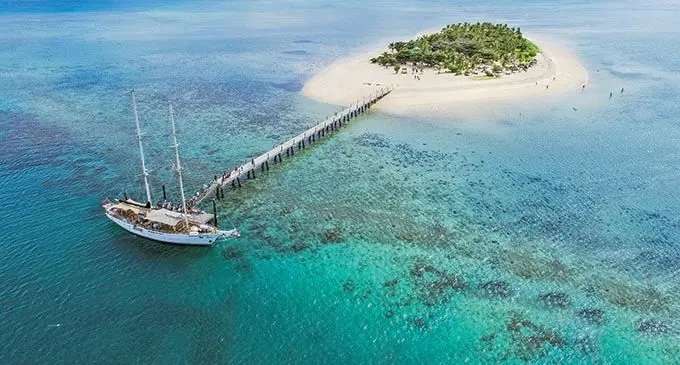 Tivua island  located in Yasawa.