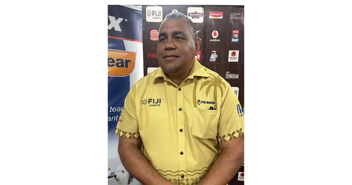 Fiji Rugby Union chief executive officer Koli Sewabu. Photo: Ioane Asioli