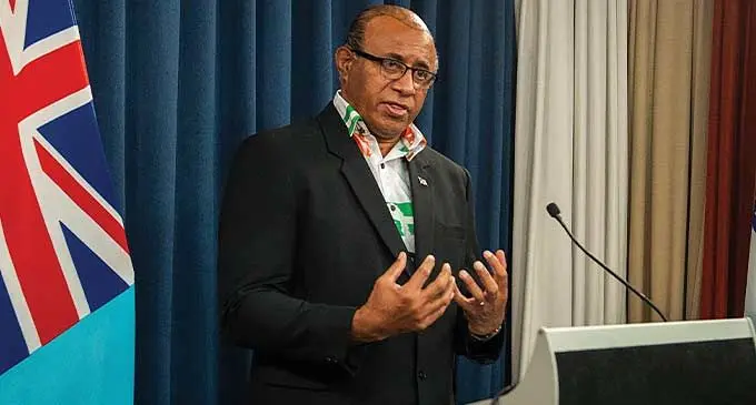 Minister for Public Works, Transport and Meteorological Services, Ro Filipe Tuisawau, is tackling infrastructural upgrade through climate financing. Photo: Leon Lord