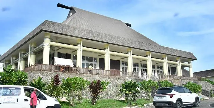 The Great Council of Chiefs complex in Nasese .