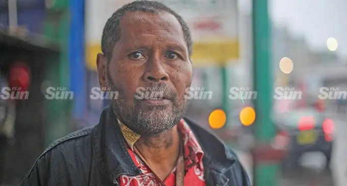 Traditional warrior and member of the bati-leka clan of the late Tui Nayau and Tui Lau Ratu Sir Kamisese Mara, Sisaro Temo. Photo: Leon Lord