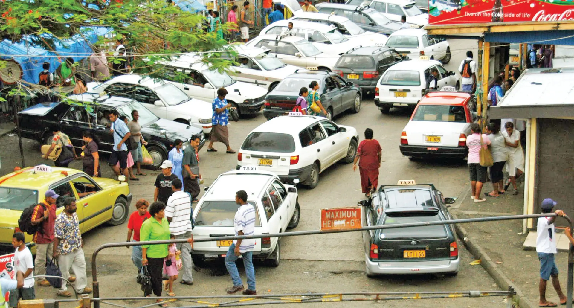 The Suva Bus Stand taxi base. Photo: Ronald Kumar