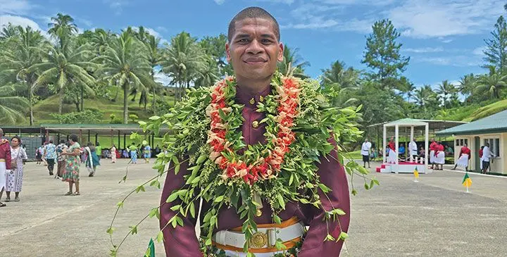 Best Disciplined recruit, Inia Yavala on March 14, 2025. Photo: Sosiveta Korobiau