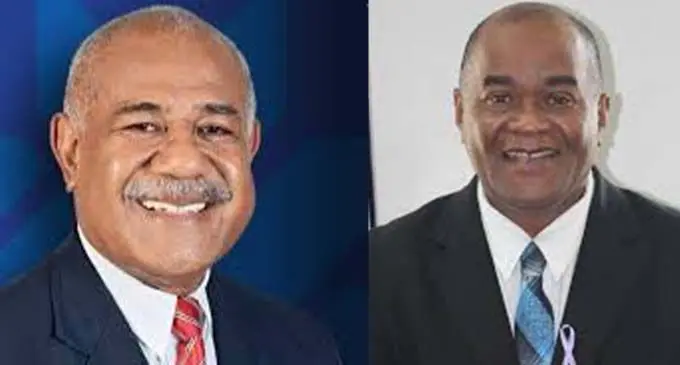 MPs Simione Rasova and Niko Nawaikula. 