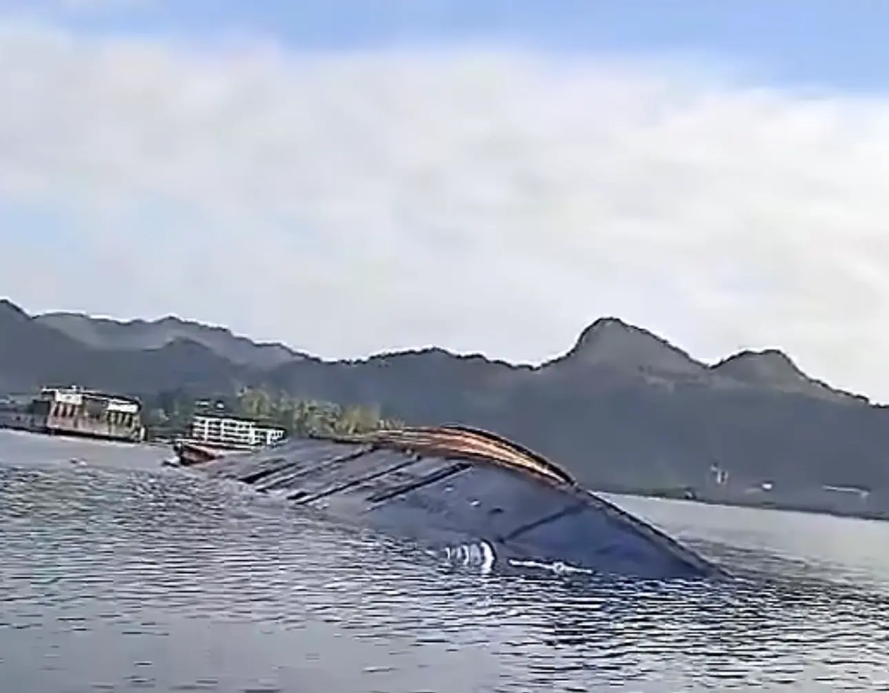 However, the owners said they were not informed of the incident until late Wednesday afternoon, when they were told the ship had developed “a slight list”.
