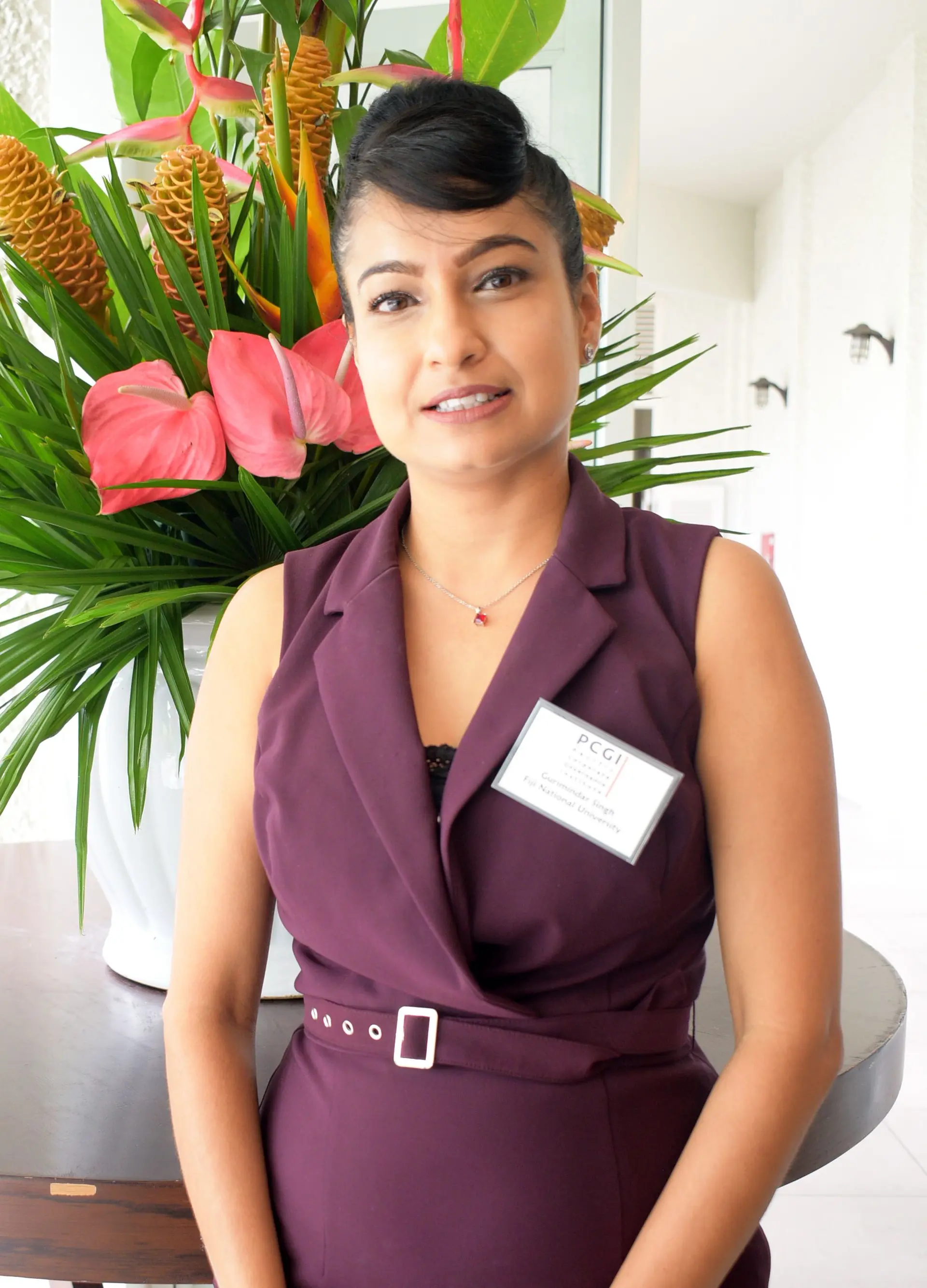 Gurimindar Singh of Fiji National University during (PCGI) Pacific Corporate Governance Institute summit at Grand Pacific Hotel on April 1, 2019. Photo: Ronald Kumar.