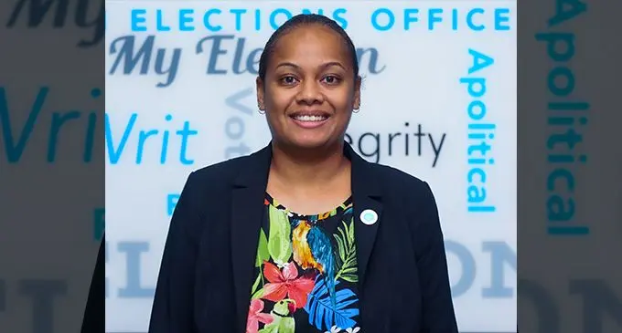 Acting Supervisor of Elections, Ana Salaivalu Mataiciwa.
