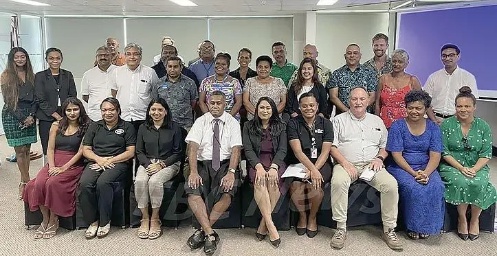 Members of the Fiji Media Industry and stakeholders at the Media Industry Development Act consultations held at the Suvavou House in Suva on March 23, 2023.